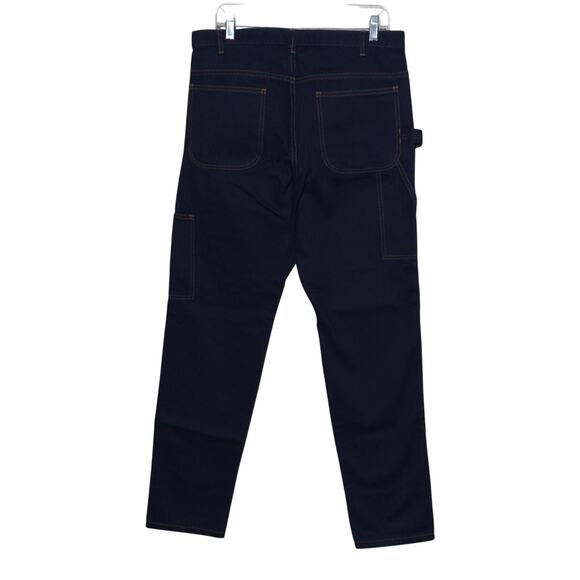 A.P.C. Indigo Pantalon Job Trouser Jeans in Blue Straight Carpenter Cargo L New - Picture 4 of 11
